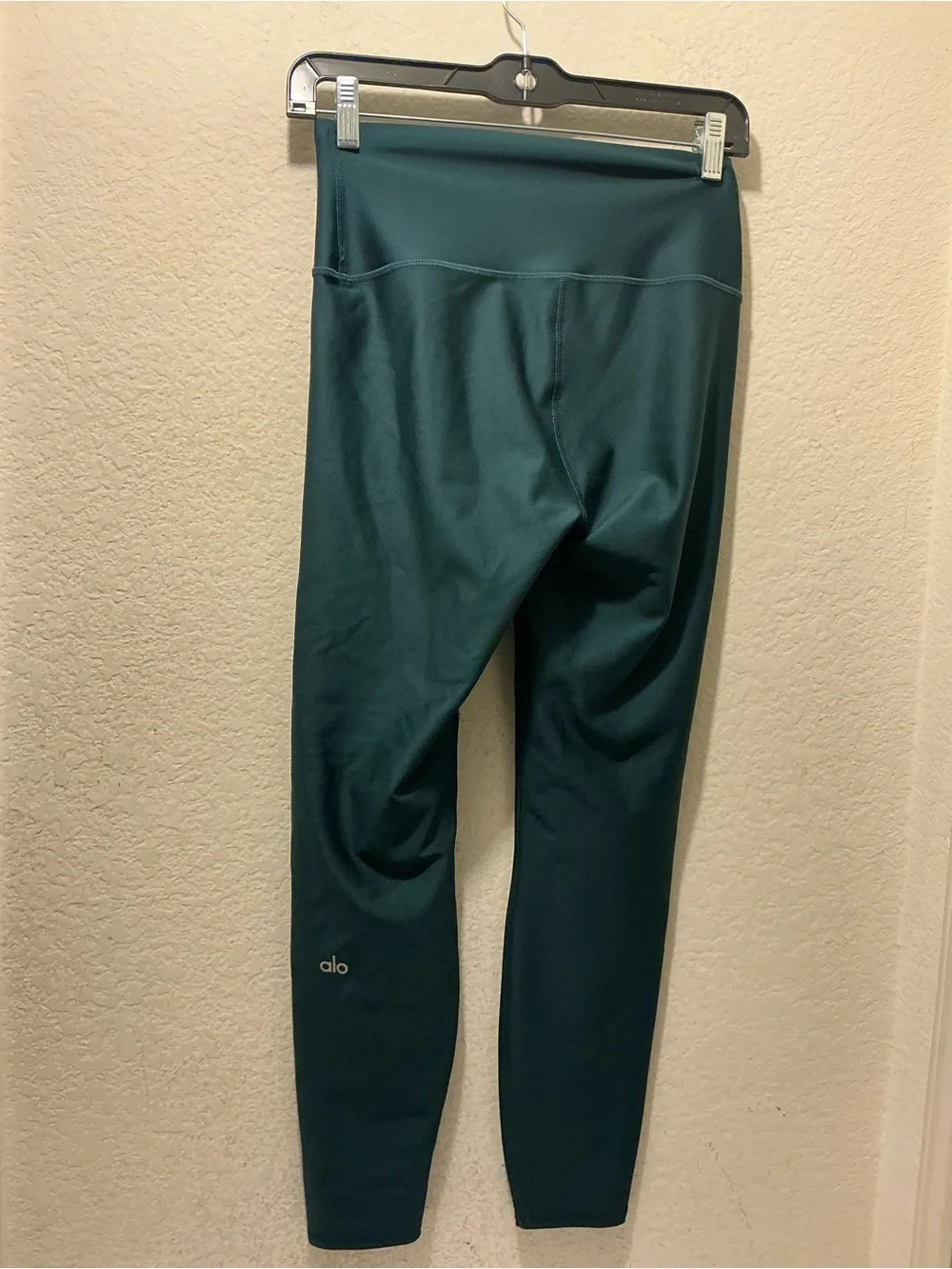 ALO Yoga High-Rise Forest Green Leggings size M